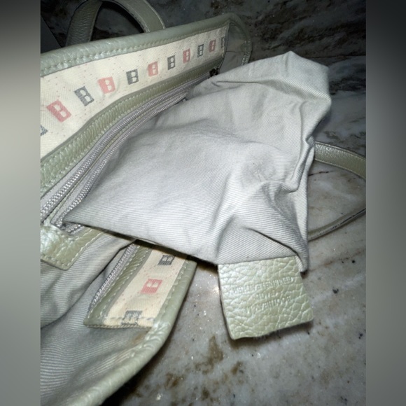 Bally "B" Print Canvas Handle Bag Tote - Picture 6 of 16